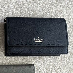 Kate Spade Clutches in Black, Brown, and Olive